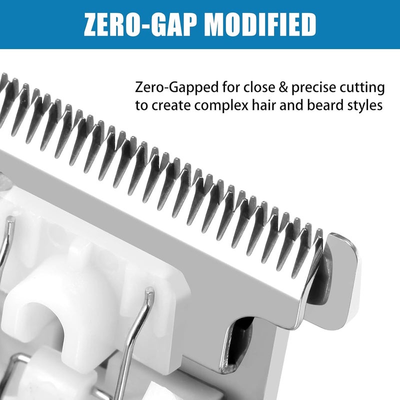 Manxrtod 02144 Replacement Detachable T Blade Compatible with Wahl Trimmers 9864/9864SS/9686/9818A/9854L/9876L/9854 /WSS3L/SS2L etc - Japanese Stainless Steel 40mm Replacement Trimmer Blade #02144 - Image 3